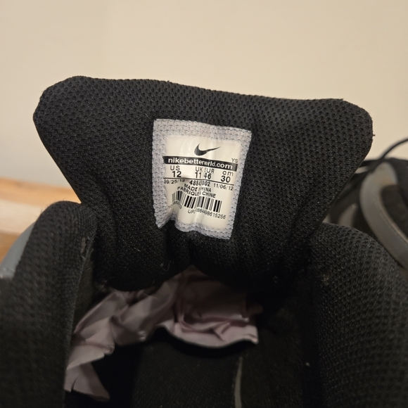 Nike Air Prestige IV Black & Gray Mens Size 12 488428-002 Shoes Athletic Sneaker - Picture 8 of 9